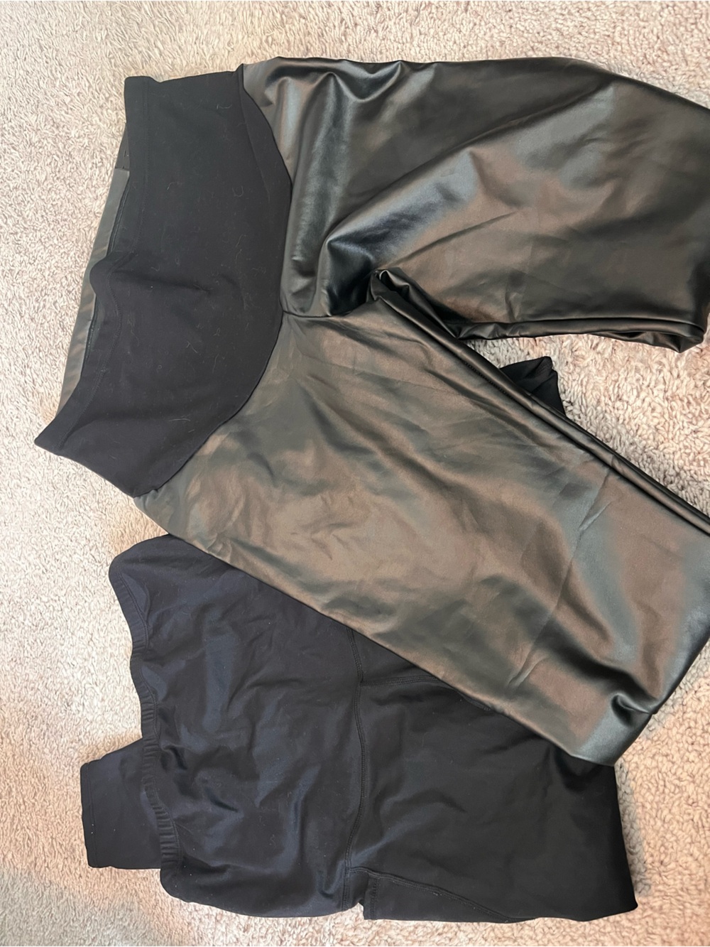 2 Maternity Leggings Black